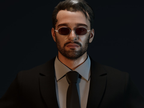 DareDevil Matt Murdock 3D Модель