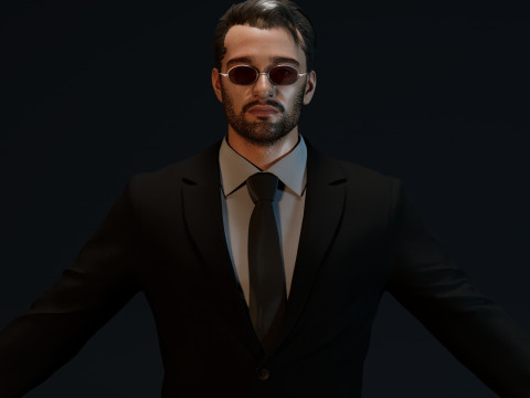 DareDevil Matt Murdock 3D Модель