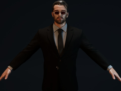 DareDevil Matt Murdock 3D Модель