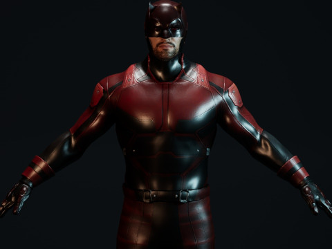 DareDevil Matt Murdock 3D Модель