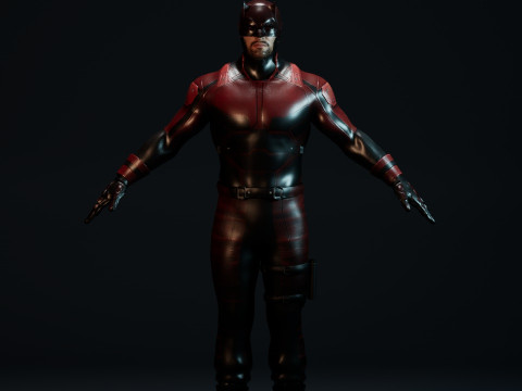 DareDevil Matt Murdock 3D Модель