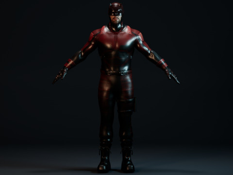 DareDevil Matt Murdock 3D Модель