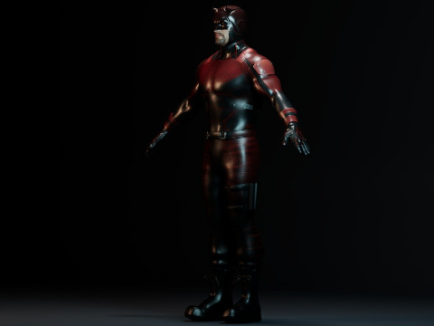 DareDevil Matt Murdock 3D Модель