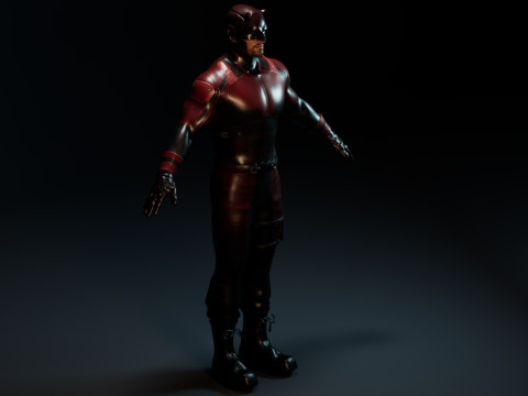 DareDevil Matt Murdock 3D Модель