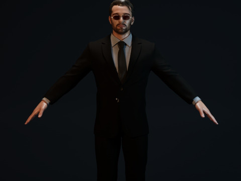 DareDevil Matt Murdock 3D Модель