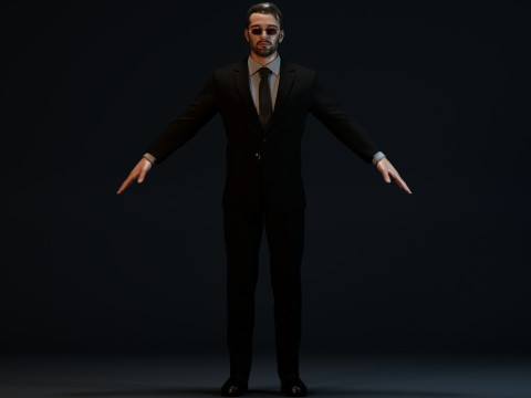 DareDevil Matt Murdock 3D Модель