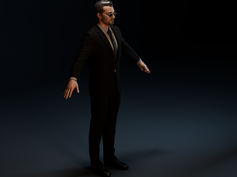 DareDevil Matt Murdock 3D Модель