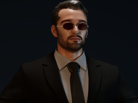 DareDevil Matt Murdock 3D Модель