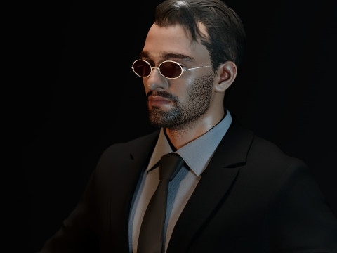 DareDevil Matt Murdock 3D Модель