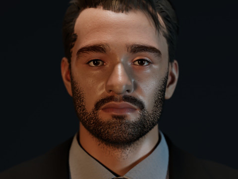 DareDevil Matt Murdock 3D Модель