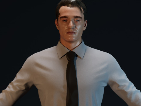 DareDevil Matt Murdock 3D Модель