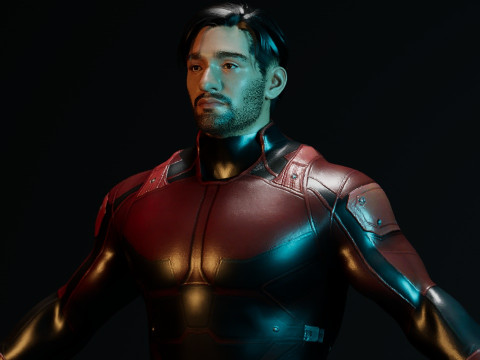 DareDevil Matt Murdock 3D Модель