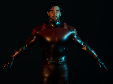 DareDevil Matt Murdock 3D Модель