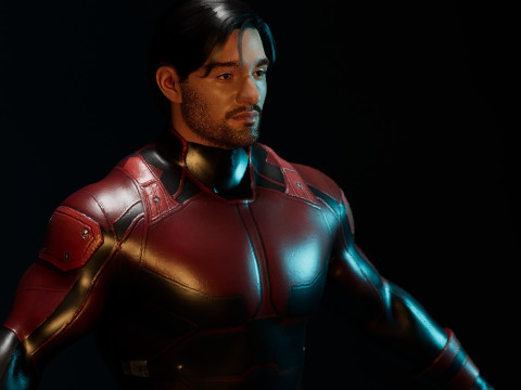 DareDevil Matt Murdock 3D Модель