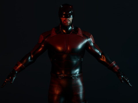 DareDevil Matt Murdock 3D Модель