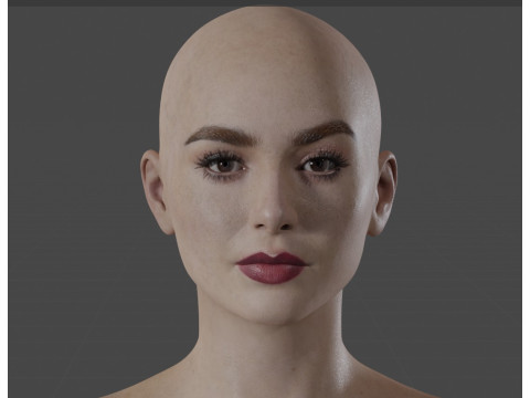 Lily Collins Modelo 3D