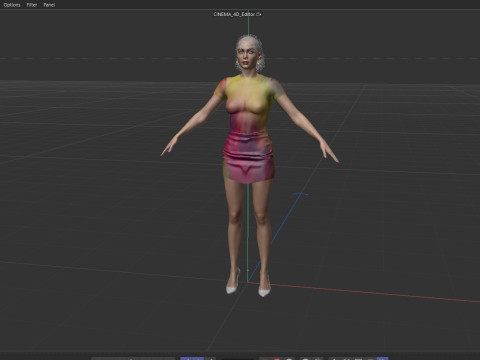 Lily Collins Modelo 3D
