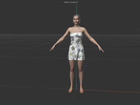 Florence Pugh 3D Model