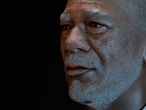 Morgan Freeman 3D 모델