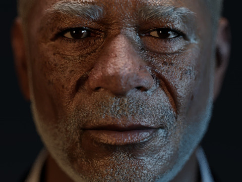 Morgan Freeman 3D 모델
