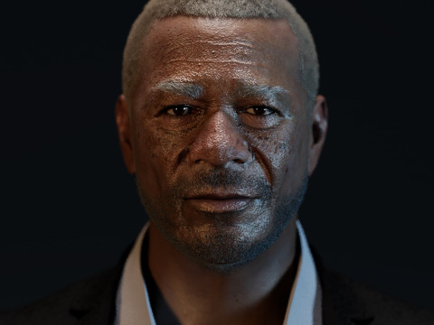 Morgan Freeman 3D 모델