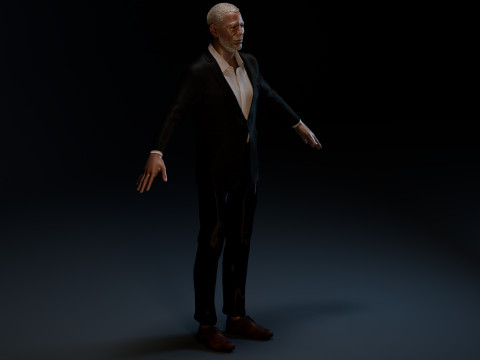 Morgan Freeman 3D 모델