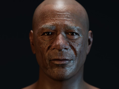 Morgan Freeman 3D 모델