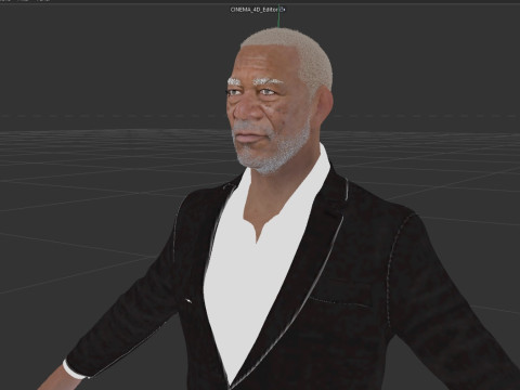 Morgan Freeman 3D 모델