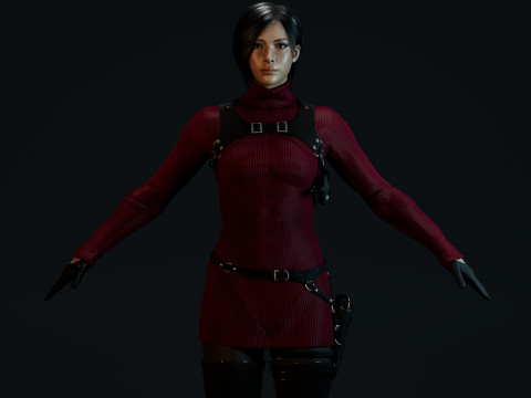 Ada Wong Model 3D