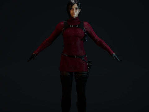 Ada Wong Model 3D