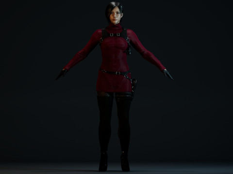 Ada Wong Model 3D