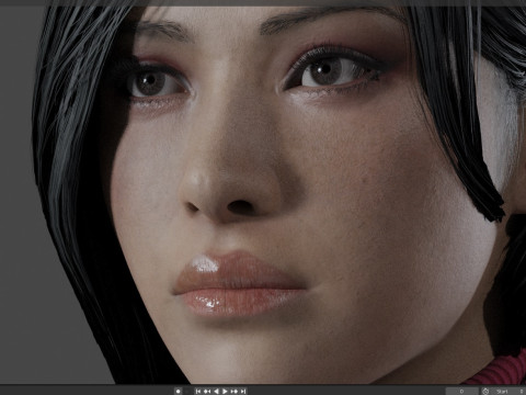 Ada Wong Model 3D