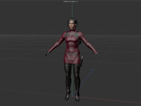 Ada Wong Model 3D