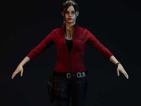 Claire Redfield 3D Model