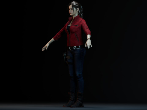 Claire Redfield 3D Model