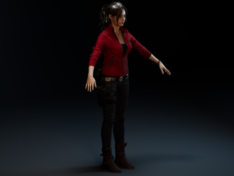 Claire Redfield 3D Model