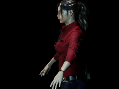 Claire Redfield 3D Model