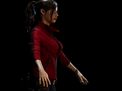 Claire Redfield 3D Model