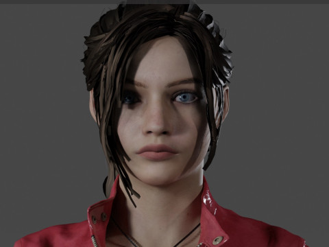 Claire Redfield 3D Model