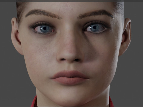 Claire Redfield 3D Model