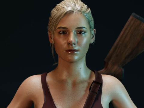 Elena Fisher Modelo 3D