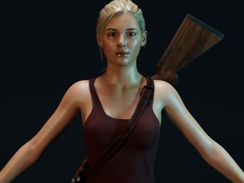 Elena Fisher Modelo 3D