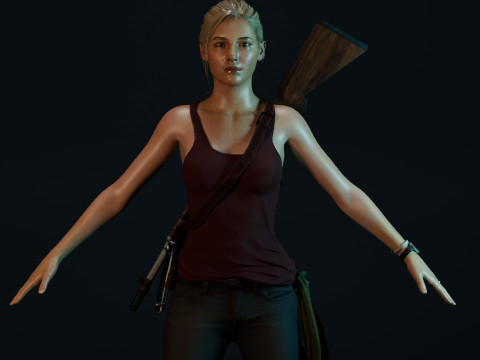 Elena Fisher Modelo 3D