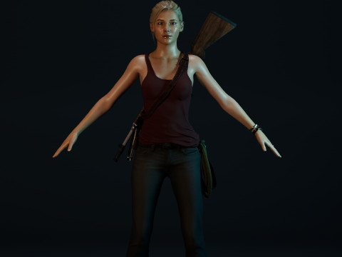 Elena Fisher Modelo 3D