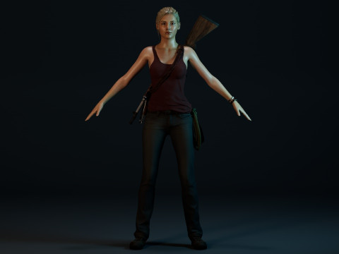 Elena Fisher Modelo 3D