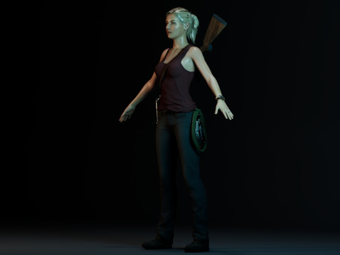 Elena Fisher Modelo 3D