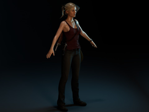 Elena Fisher Modelo 3D