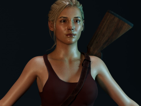 Elena Fisher Modelo 3D