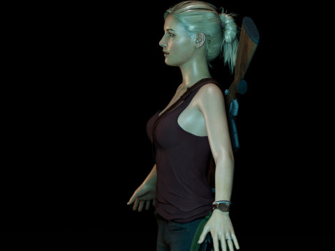 Elena Fisher Modelo 3D