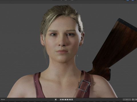 Elena Fisher Modelo 3D